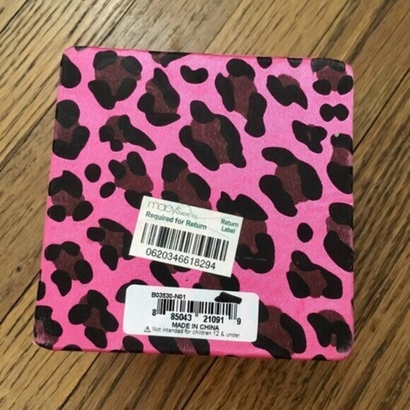 NIB Betsey Johnson Multi Strand Puffy Heart Animal Print Bow Charm Necklace - Picture 10 of 10